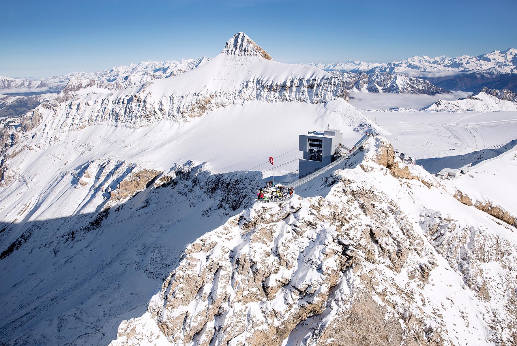 Day trip from Lausanne: Glacier 3000 & Montreux